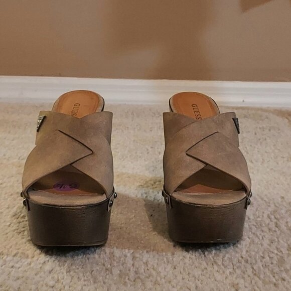 High Heels Slip-on Slides Sandals Summer Party Dress Platform - Picture 4 of 6